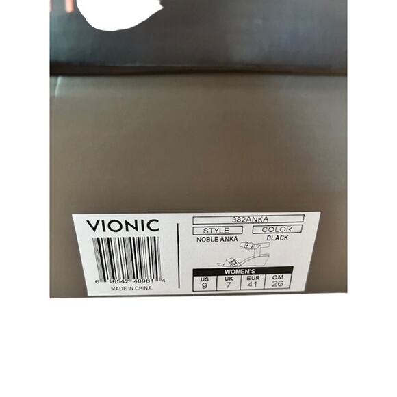 Vionic Noble Anka Cork Wedge Sandals – Women’s 9 (EU 41) – Black - Picture 11 of 11